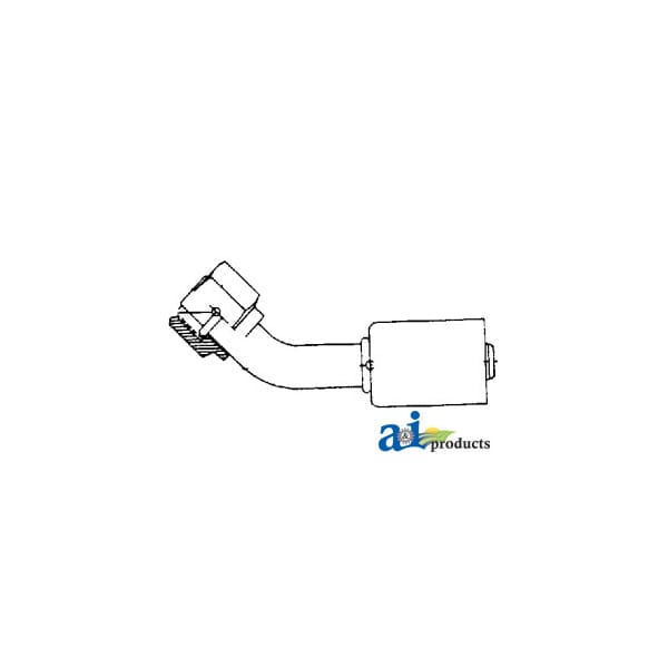 45 Female O-Ring Steel Beadlock Fitting 3.7 x1.7 x0.7